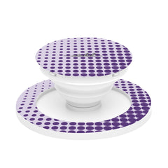 Grape Halftone Phone Grip And Stand by etchd