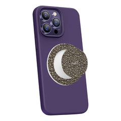 Abstract Print Taupe Phone Grip And Stand by etchd, view 7