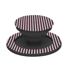 Blue & Cherry Striped Phone Grip And Stand by etchd, view 6