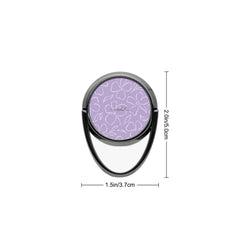 Lilac & Cream Floral Phone Ring Holder by etchd, view 3