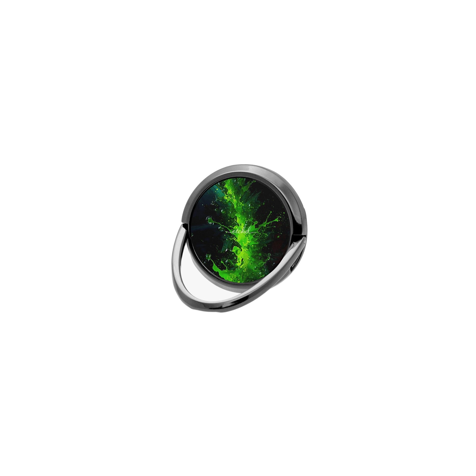Toxic Bloom Phone Ring Holder by etchd