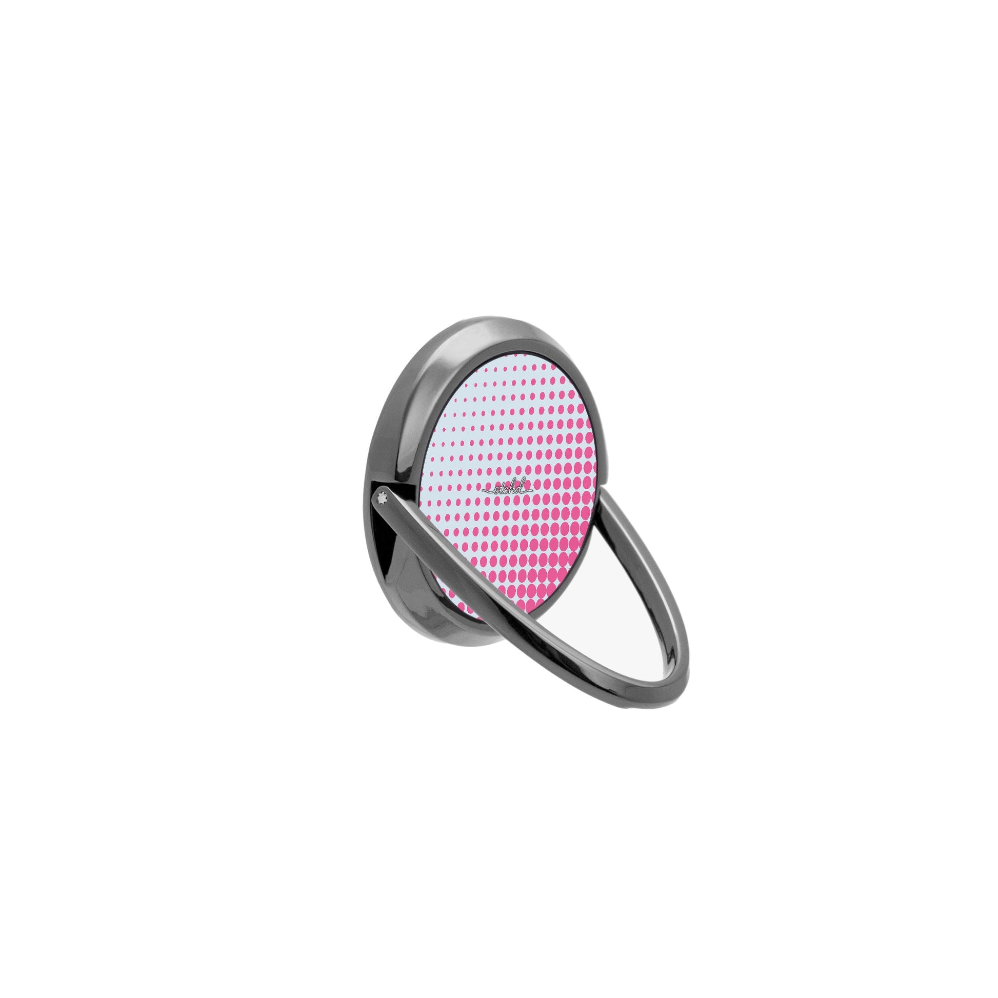 Bubblegum Halftone Phone Ring Holder by etchd, view 8