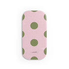 Green & Pink Polka Dot Click-On Phone Grip