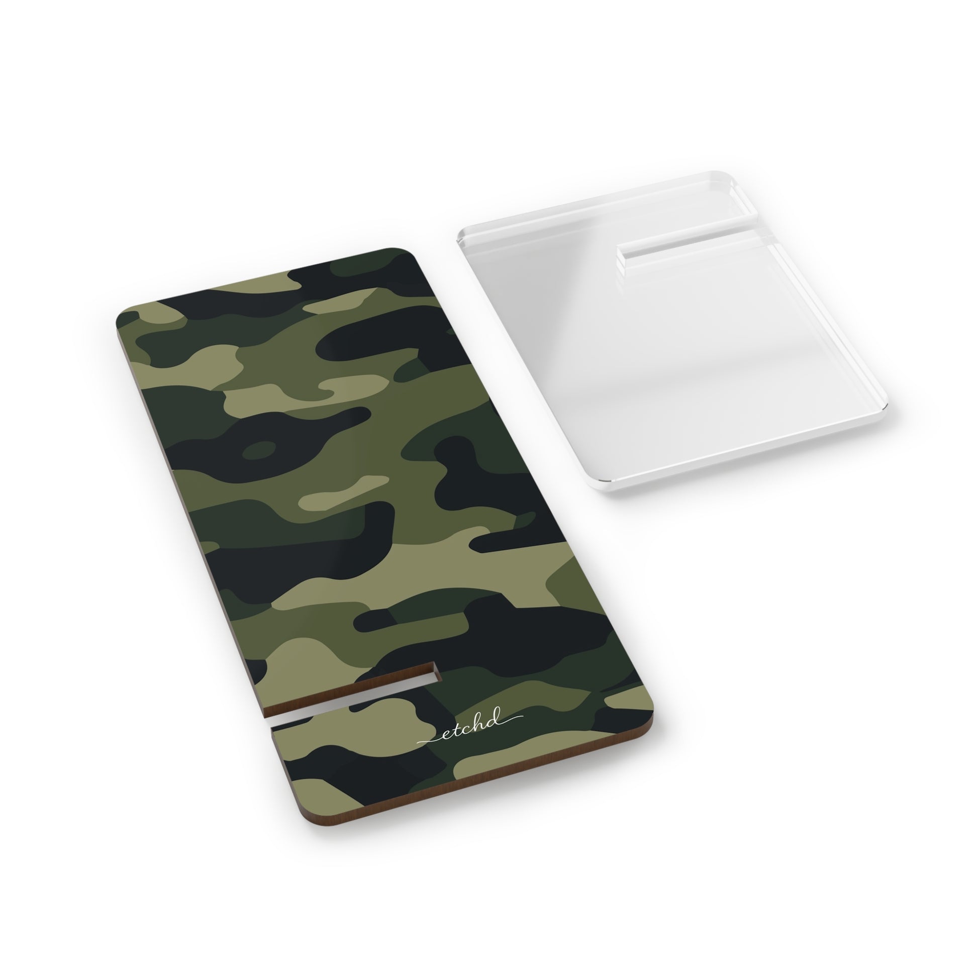 Green Camo Phone Stand by etchd, view 2