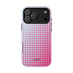 Bubblegum Halftone Magnetic Phone Case by etchd, view 31