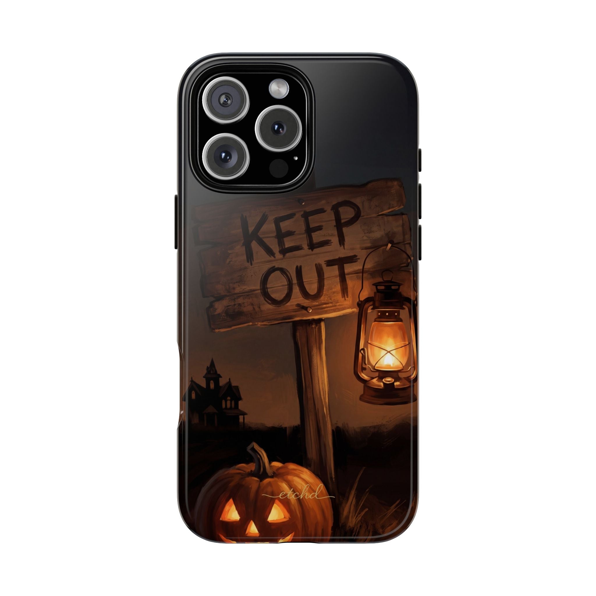 Keep Out Phone Case by etchd
