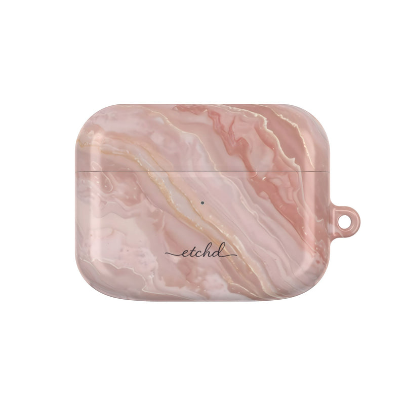 Rose Quartz AirPod Case by etchd