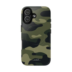 Green Camo Magnetic Phone Case by etchd, view 25