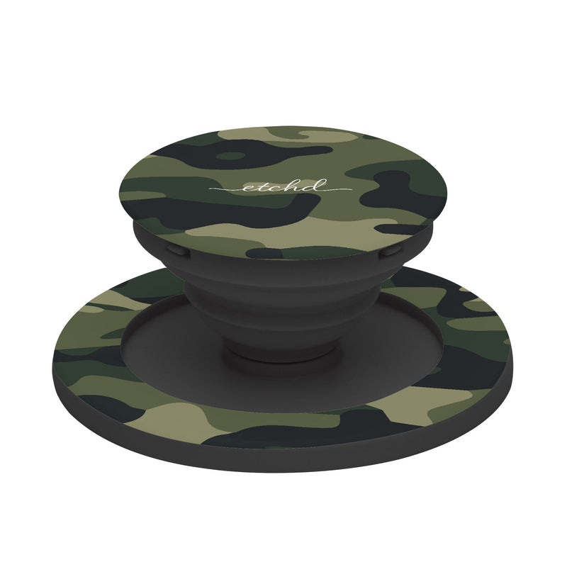Green Camo Handy-Halterung mit Ständer-zoom-