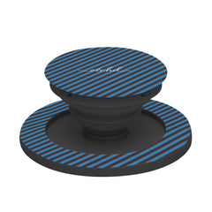 Espresso And Cerulean Diagonal Phone Grip And Stand by etchd, view 6
