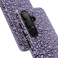 Abstract Print Lavender Phone Case by etchd, view 219