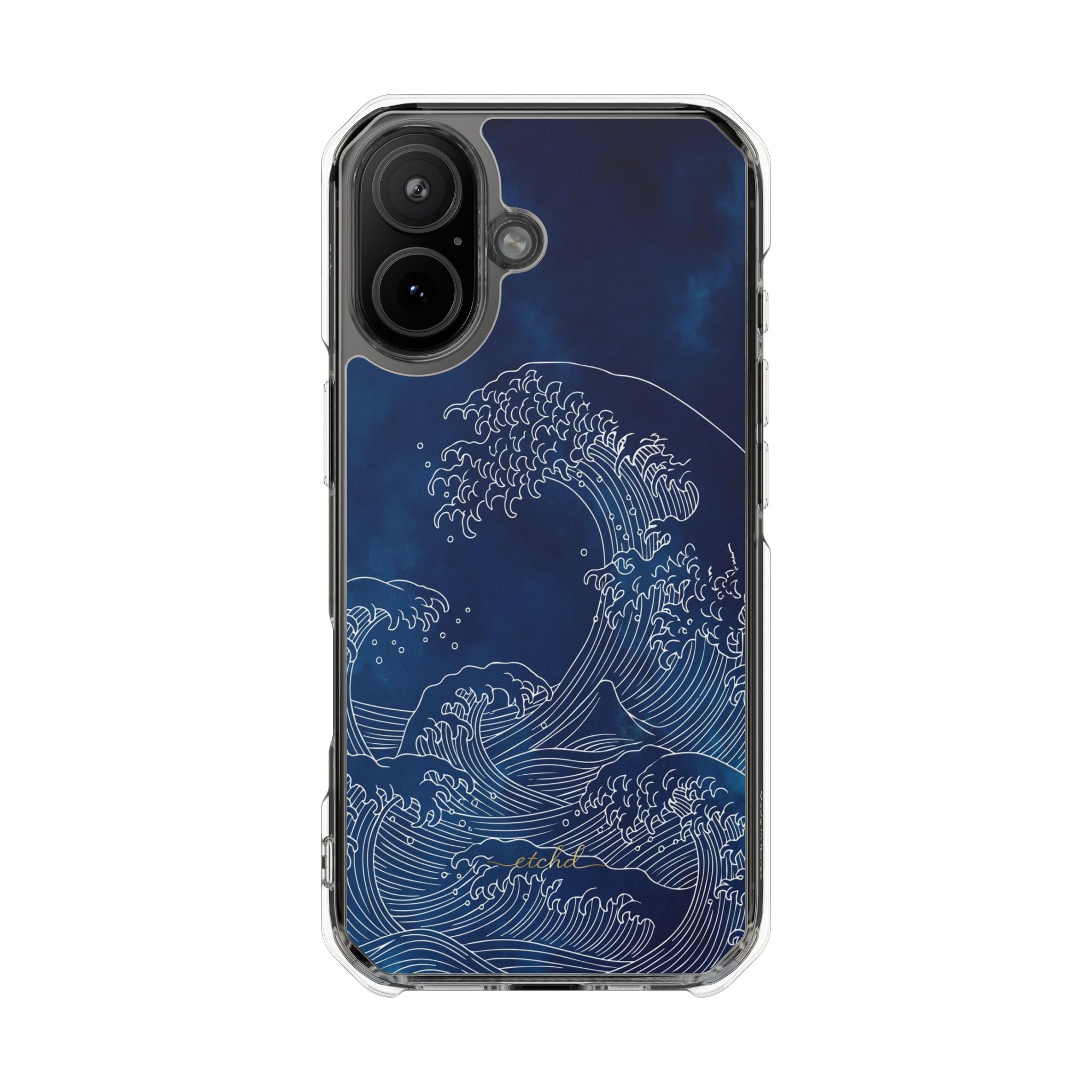 Ocean Wave Clear Magnetic Phone Case by etchd, view 13