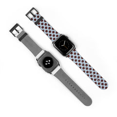 Blue & Cherry Polka Dot Smartwatch Strap by etchd, view 10