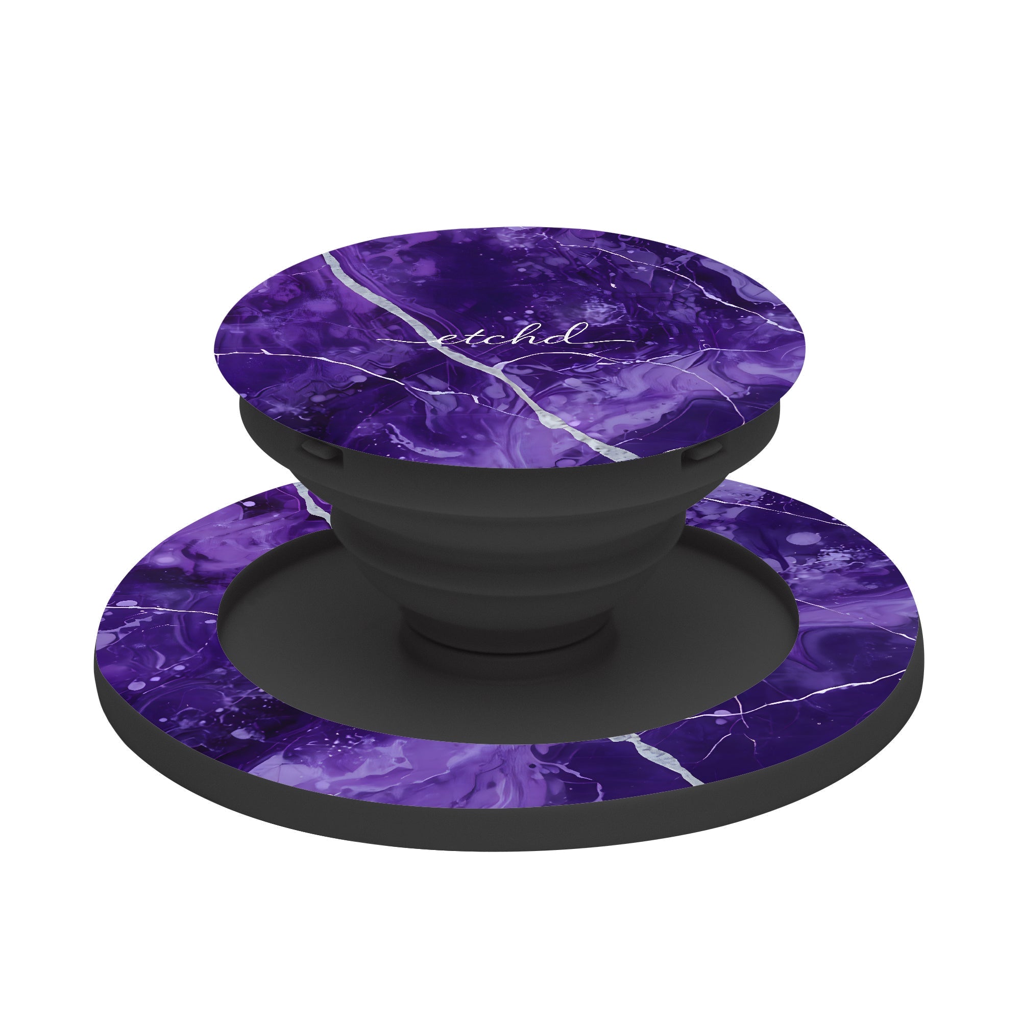 Amethyst Phone Grip And Stand by etchd, view 6
