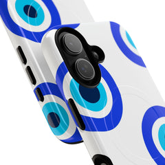 Abstract Evil Eye Magnetic Phone Case by etchd, view 87