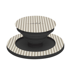 Neutral Striped Phone Grip And Stand by etchd, view 6