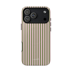 Green & Pink Striped Magnetic Phone Case by etchd, view 31