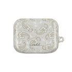Beige Paisley Funda para AirPods