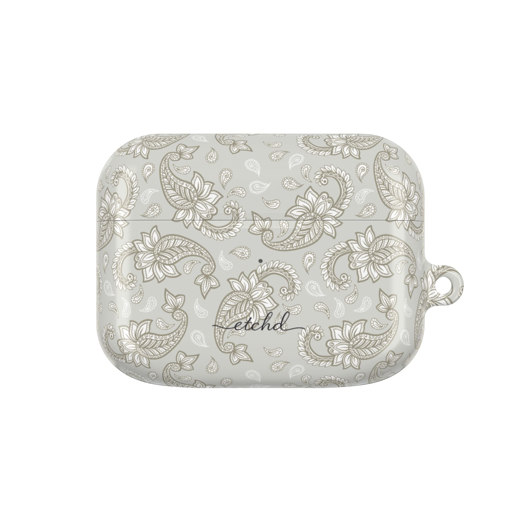 Beige Paisley AirPod Case by etchd
