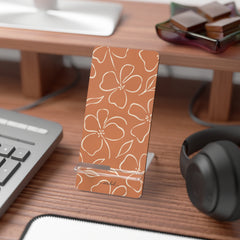 Terracotta & Cream Floral Supporto per telefono di etchd, vista 3