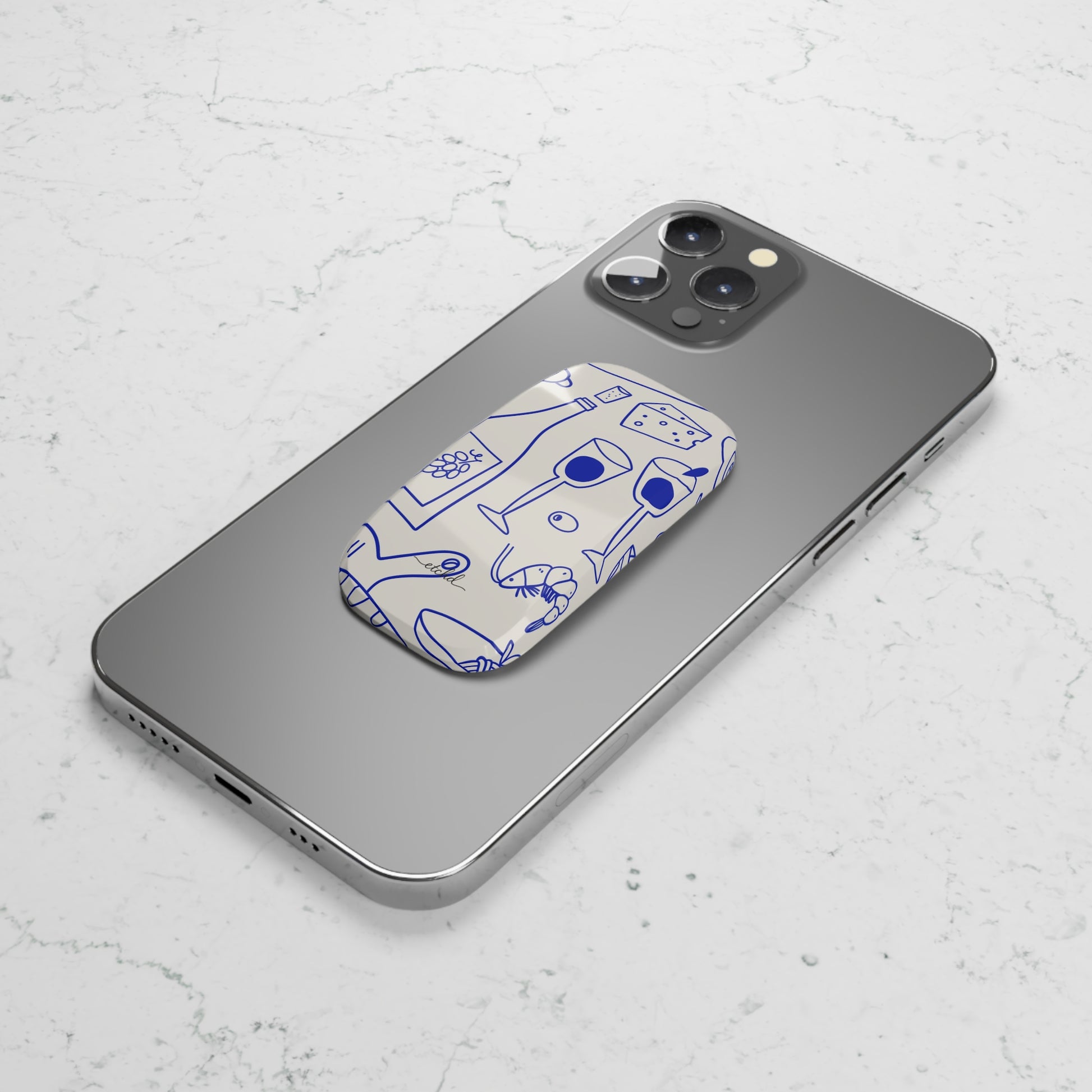 Food Pattern Click-On Phone Grip by etchd, view 5