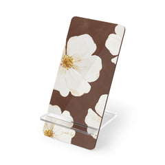 Mocha Blossom Phone Stand by etchd