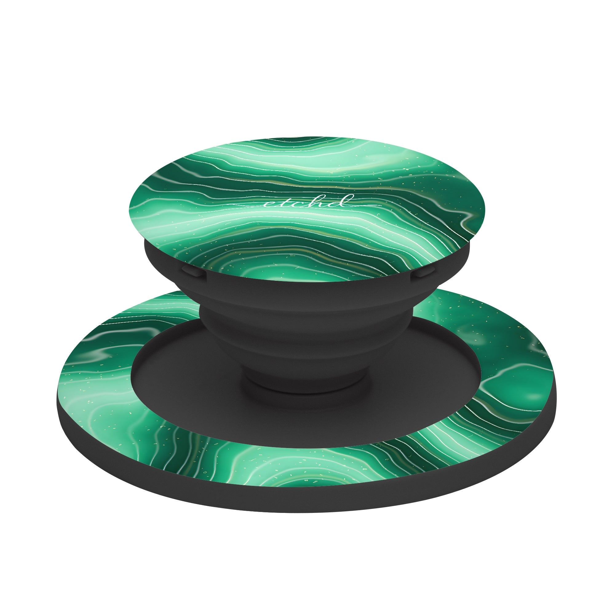 Emerald Phone Grip And Stand by etchd, view 6