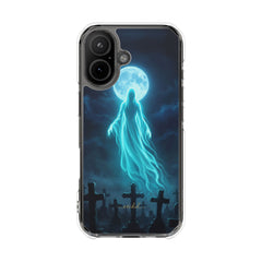 Veiled Spirit Clear Magnetic Phone Case by etchd, view 13