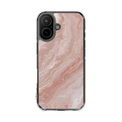 Rose Quartz Clear Magnetic Phone Case by etchd, view 13