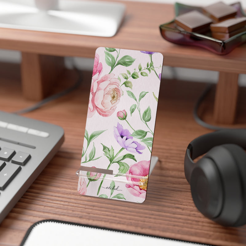 Peony Bloom Phone Stand-zoom-