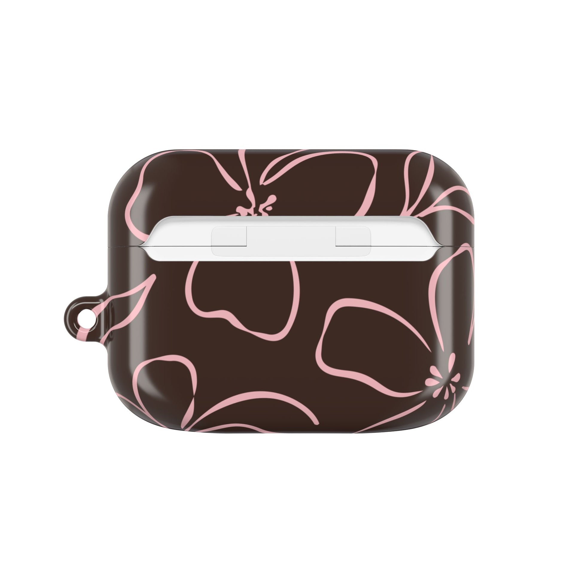 Espresso & Blush Floral AirPod Case by etchd, view 7