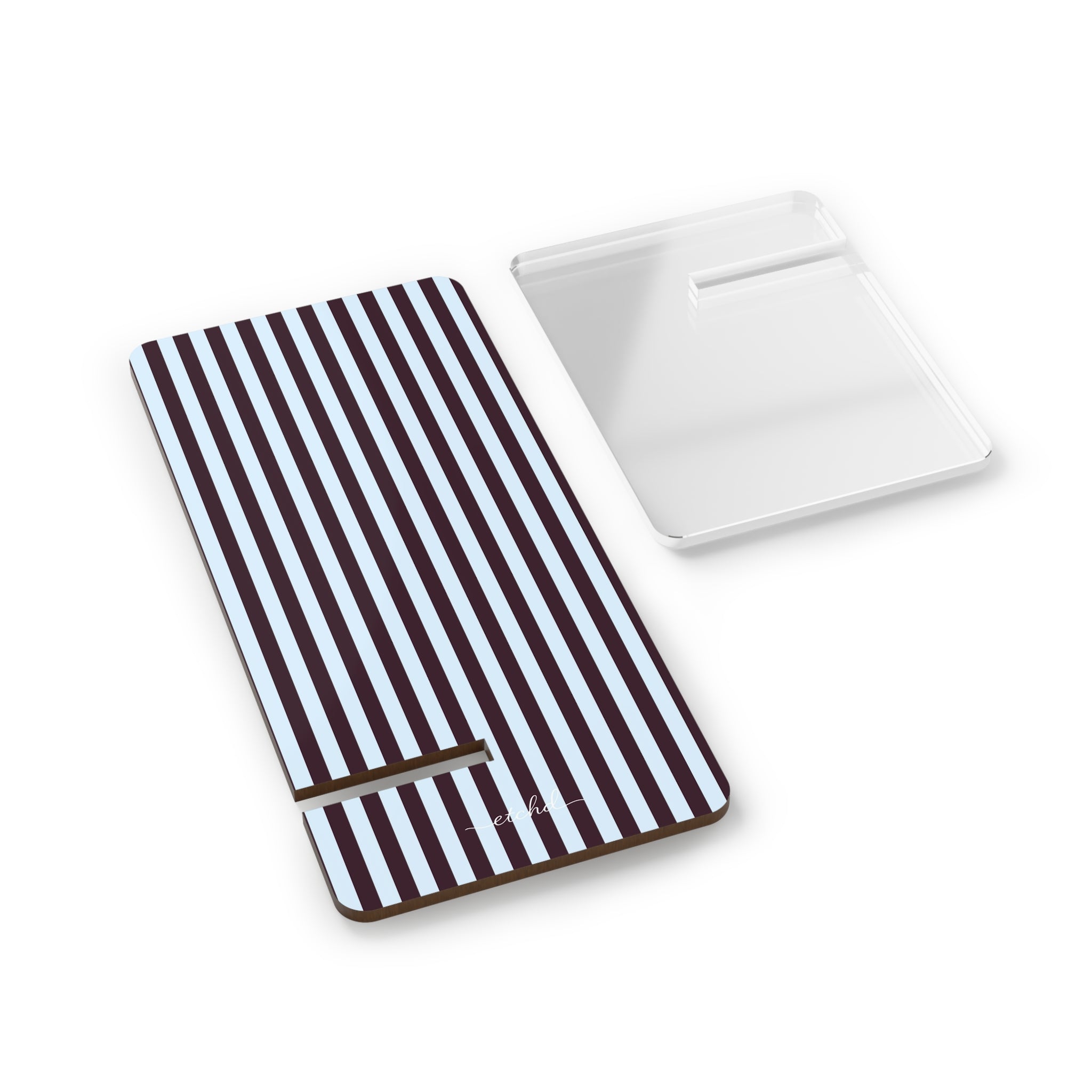 Plum And Blue Phone Stand by etchd, view 2