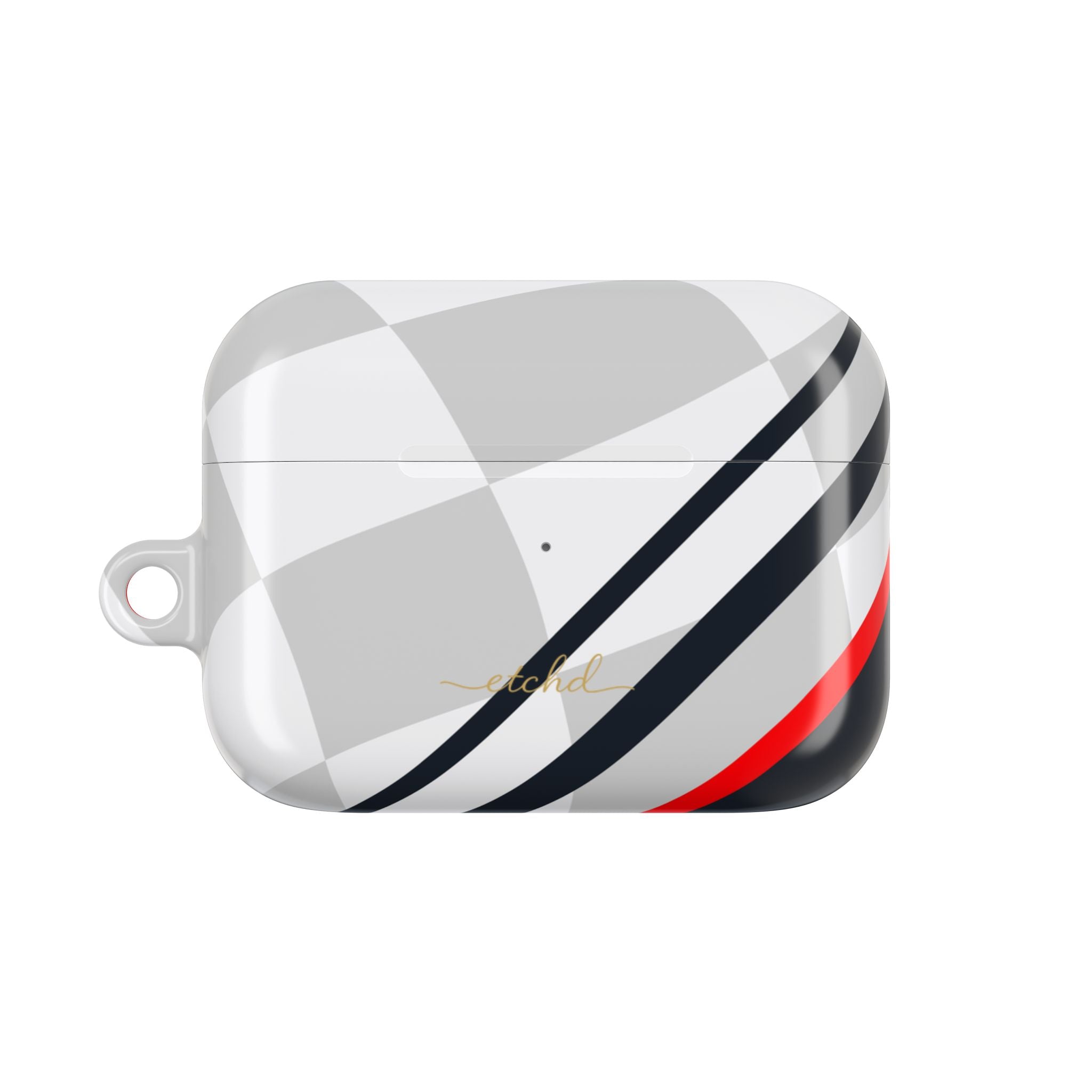 Checkered Flag AirPod Case by etchd, view 2