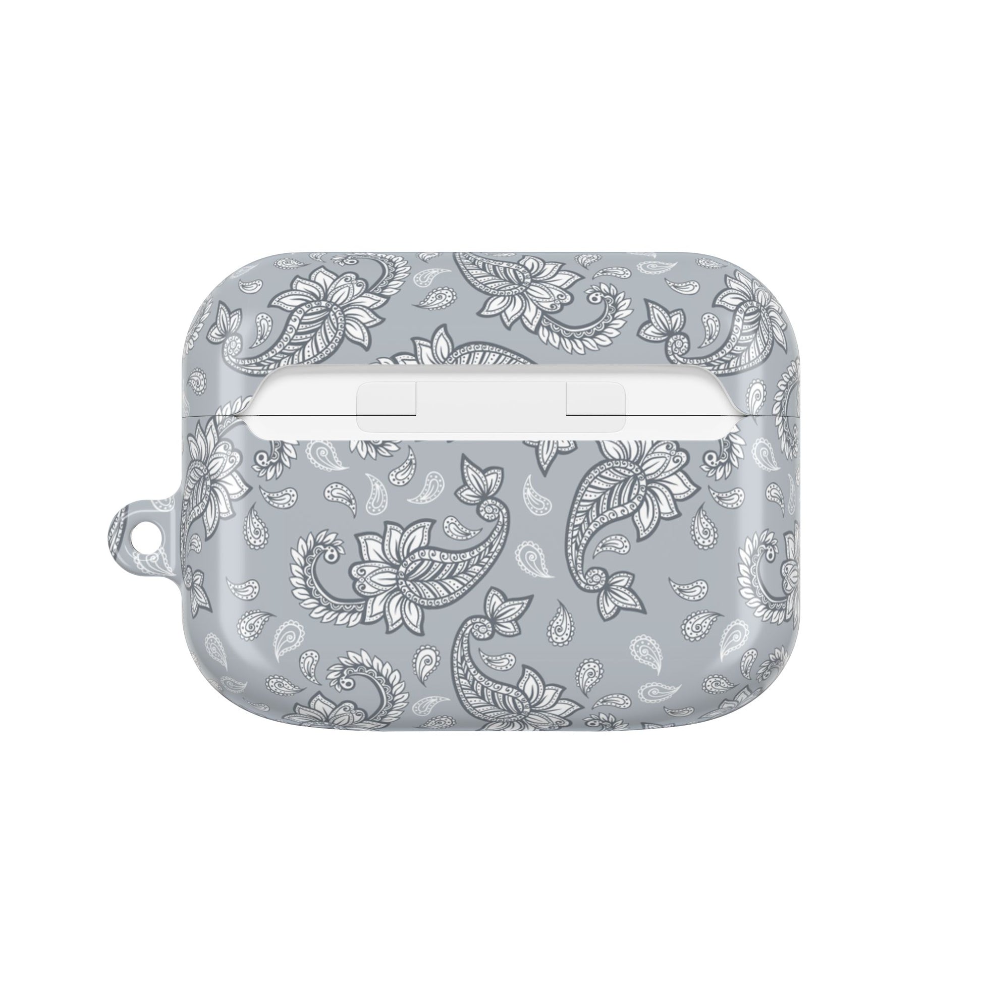 Dusty Blue Paisley AirPod Case by etchd, view 7