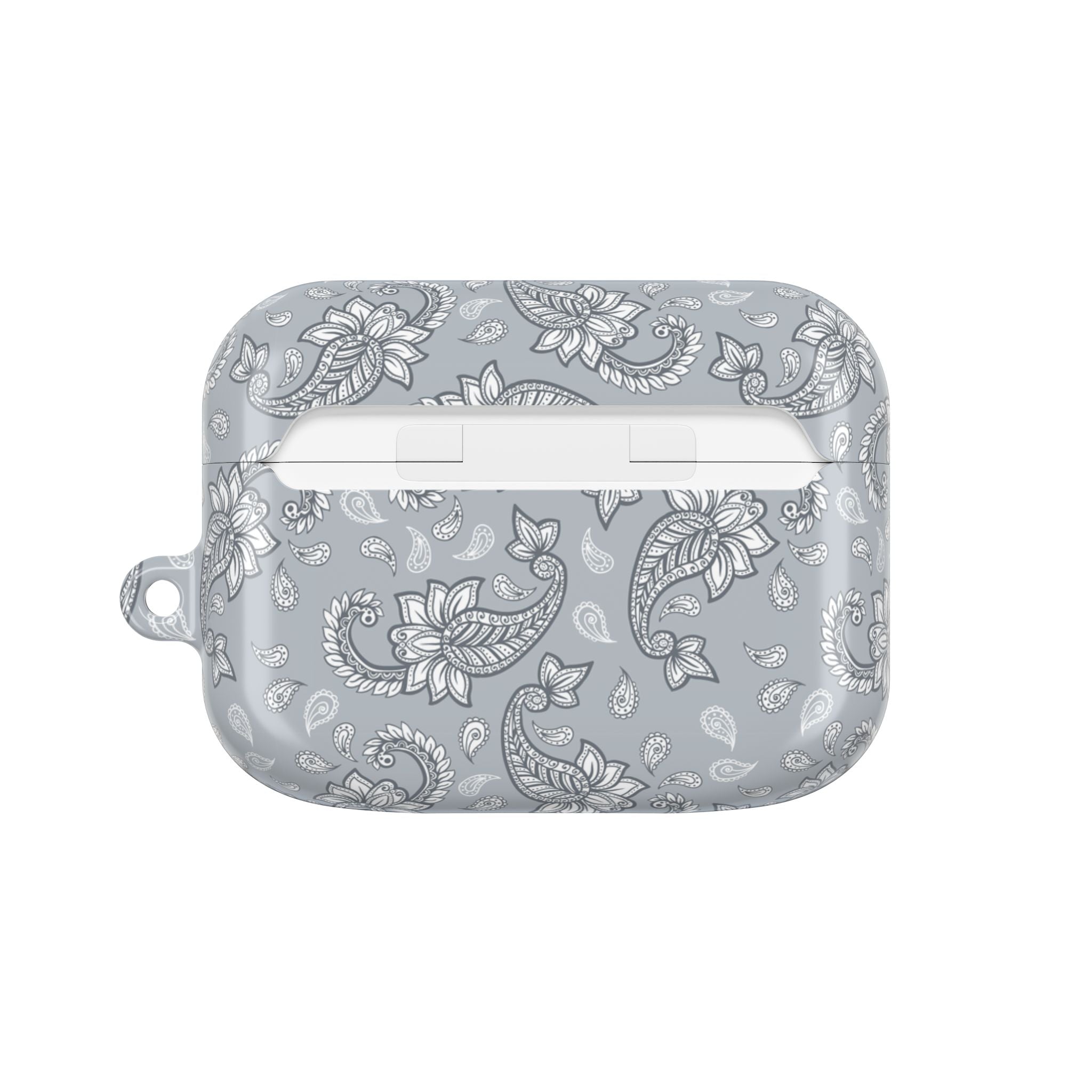 Dusty Blue Paisley AirPod Case by etchd, view 7