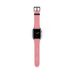 Cherry Gingham Smartwatch Strap by etchd