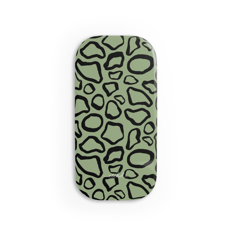 Abstract Print Sage Click-On Phone Grip-zoom-
