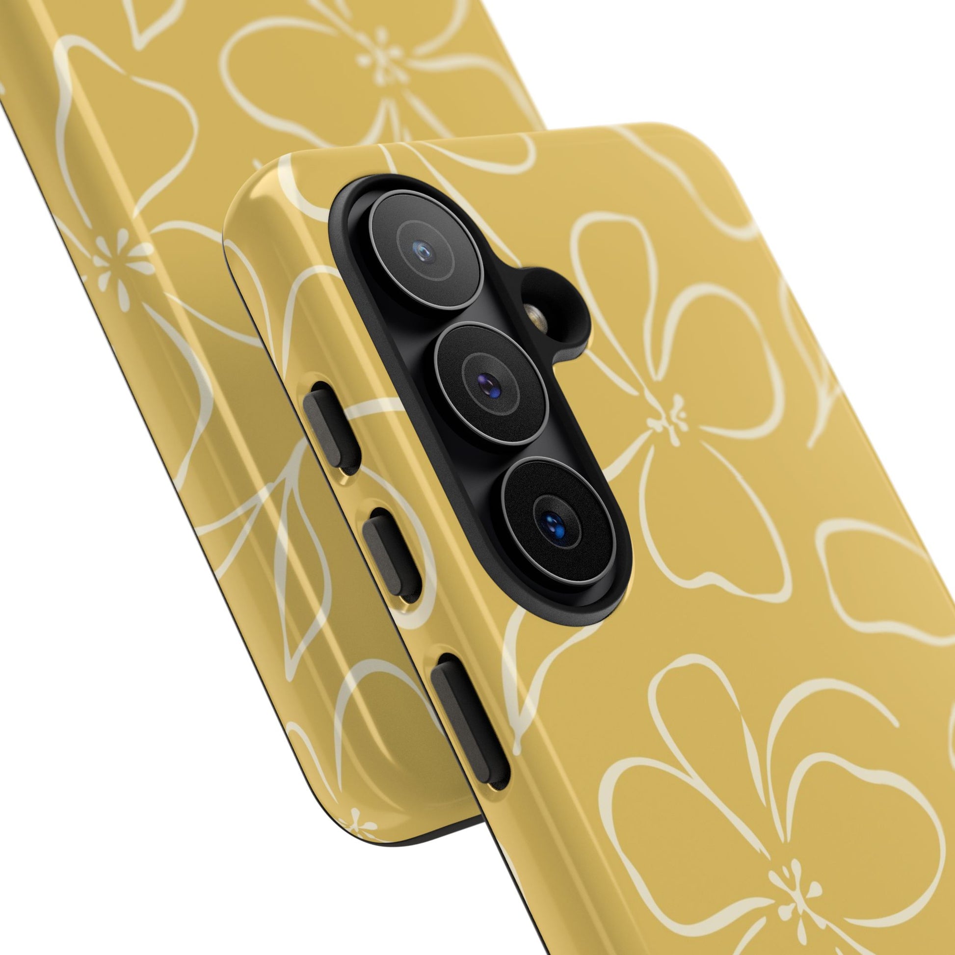 Butter & Cream Floral Phone Case by etchd, view 209