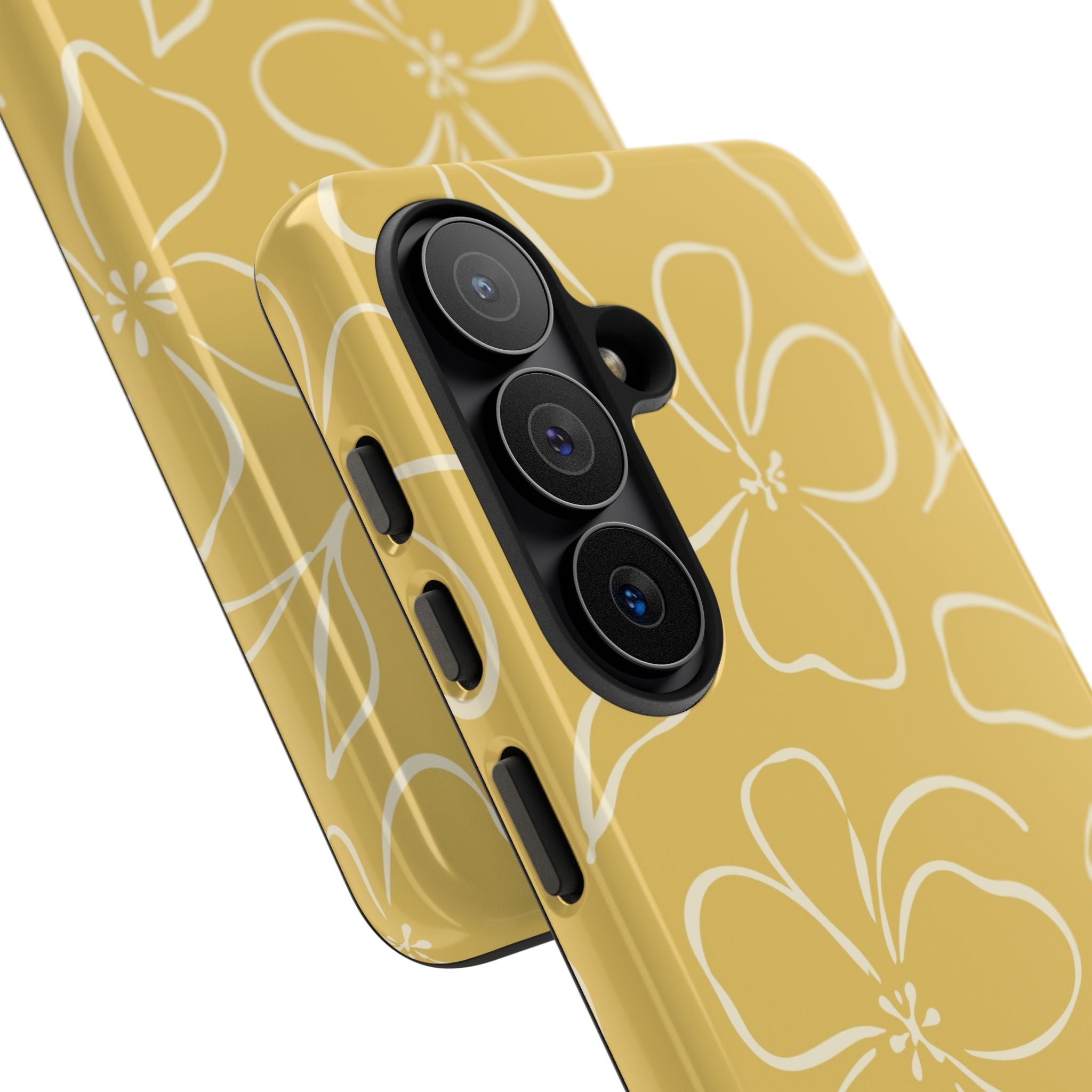 Butter & Cream Floral Phone Case by etchd, view 209
