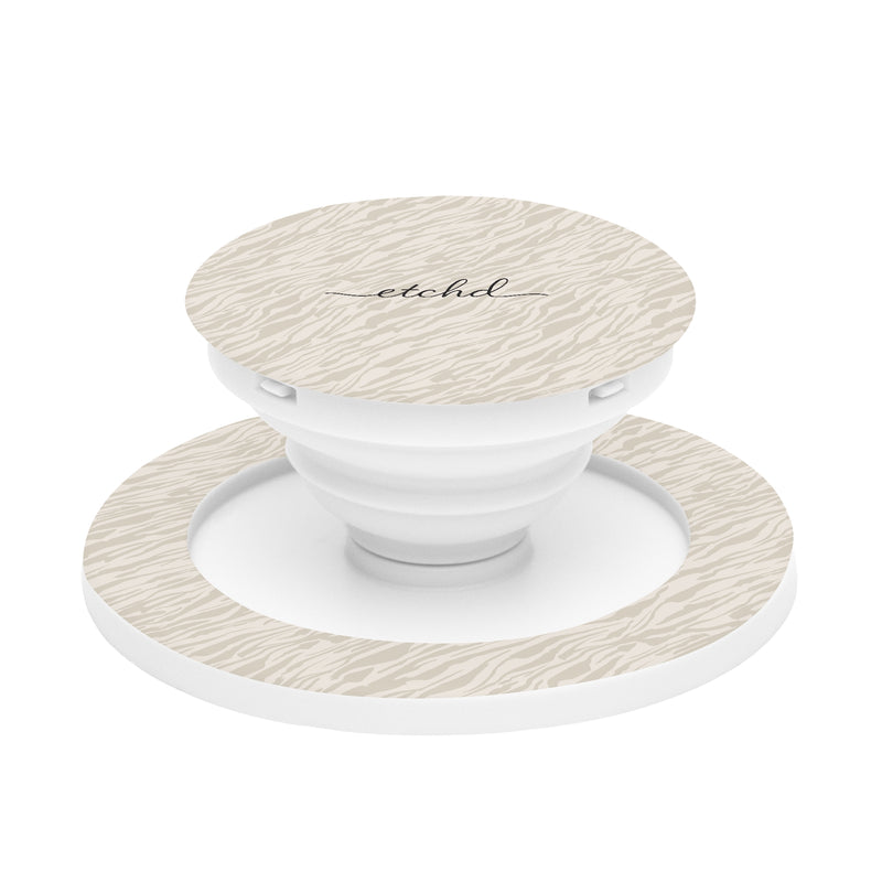 Beige Zebra Support et anneau de maintien-zoom-