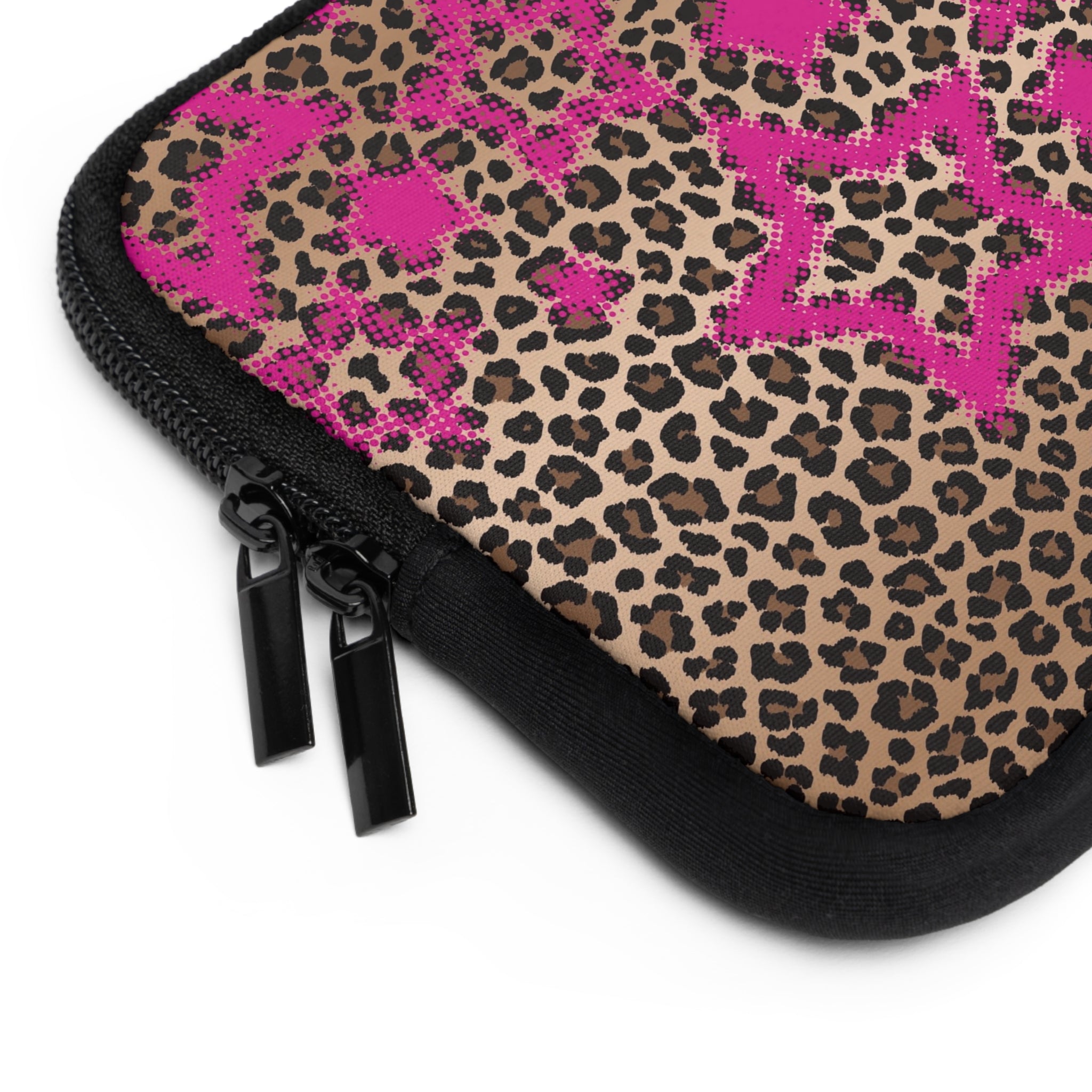 Y2K Leopard Laptop Sleeve by etchd, view 2