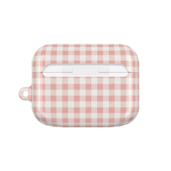 Blush & White Gingham AirPod Case by etchd, view 7