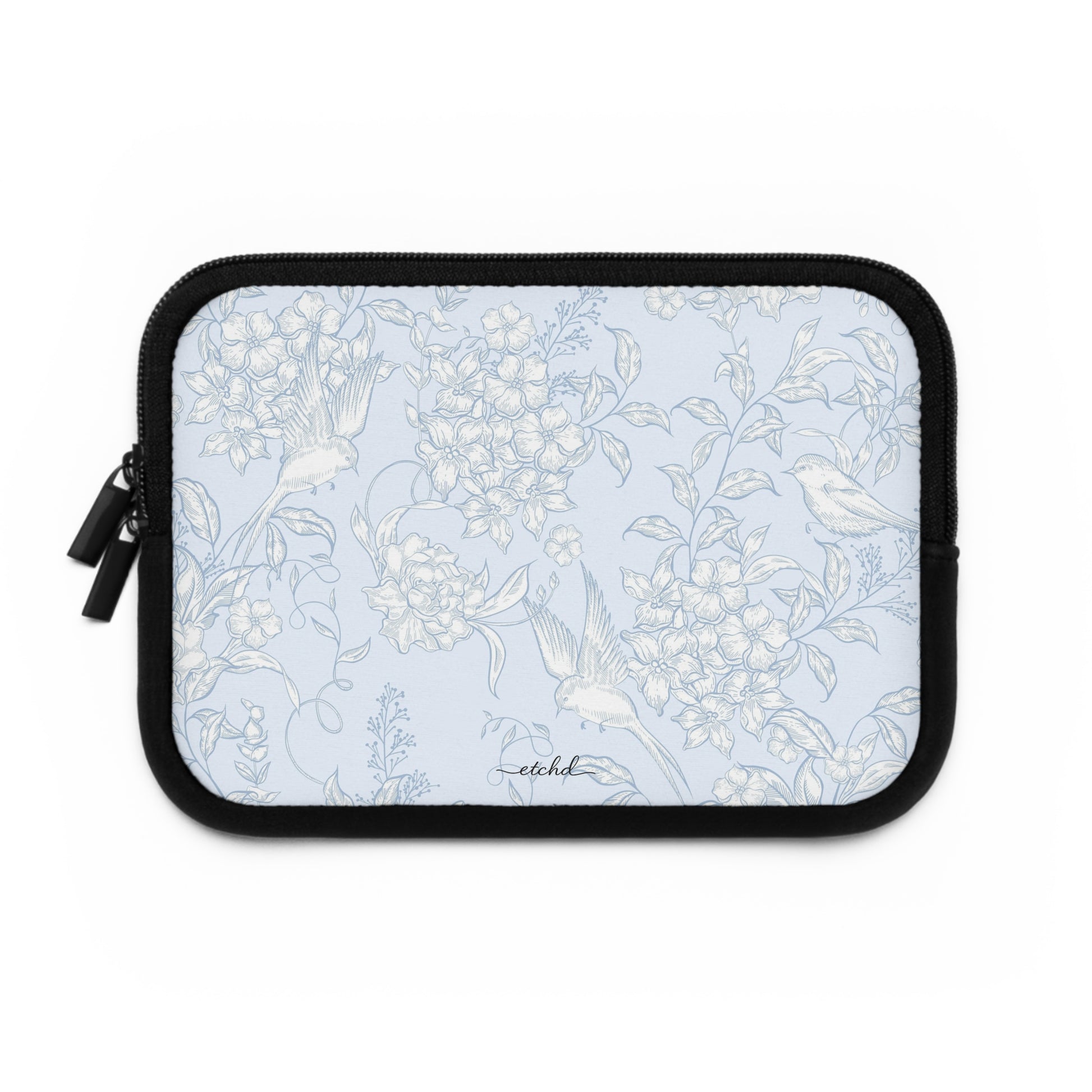 Hummingbird Bloom Laptop Sleeve by etchd, view 2