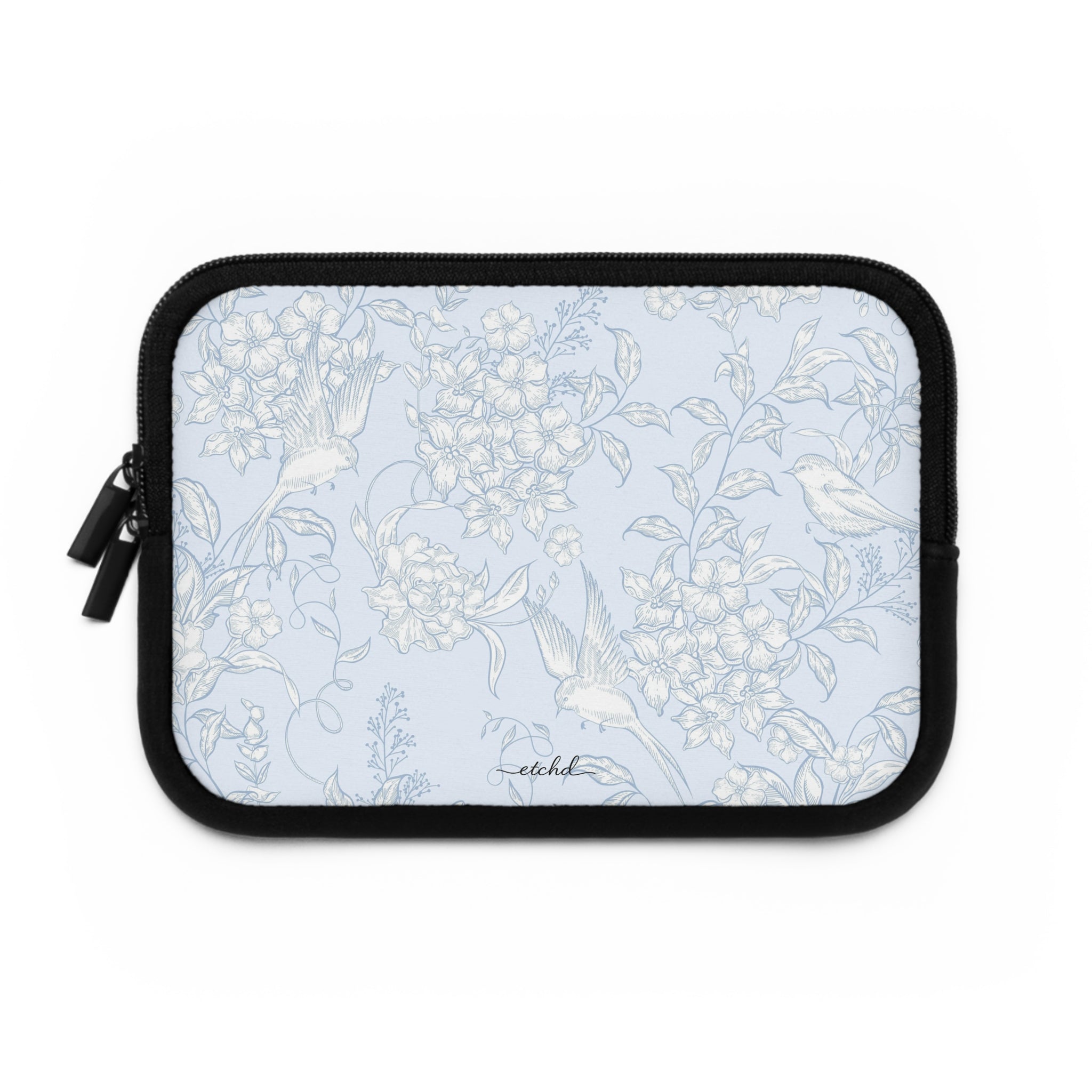 Hummingbird Bloom Laptop Sleeve by etchd, view 2