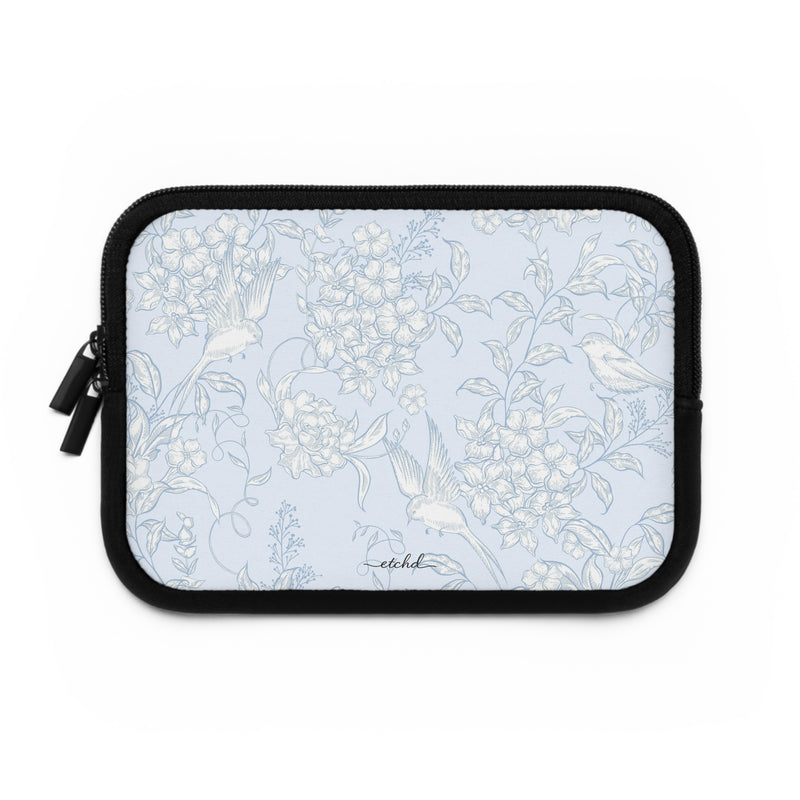 Hummingbird Bloom Laptop Sleeve by etchd, view 2