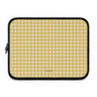 Butter & Cream Gingham Custodia per laptop