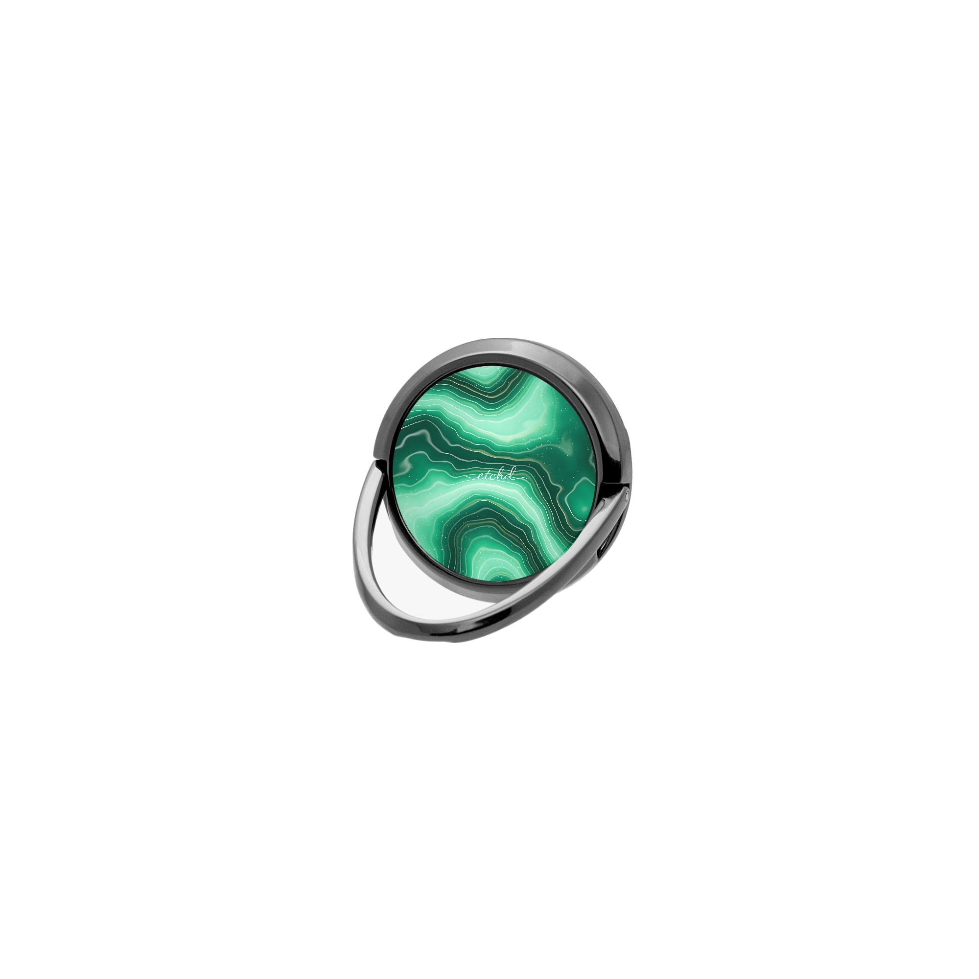 Emerald Phone Ring Holder by etchd