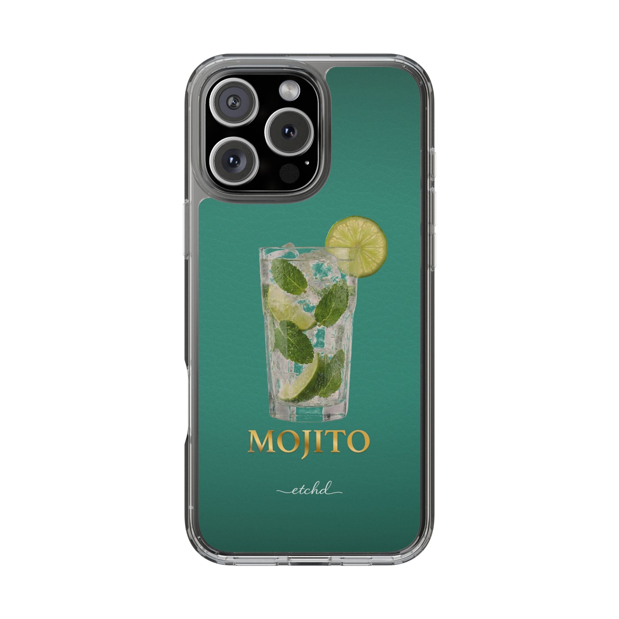 Mojito Clear Phone Case by etchd