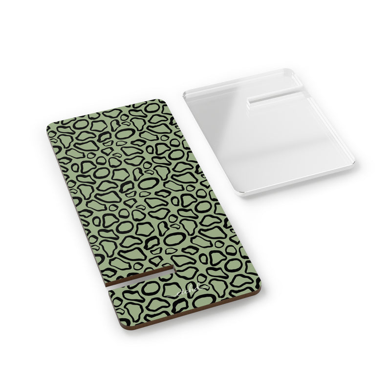 Abstract Print Sage Phone Stand-zoom-