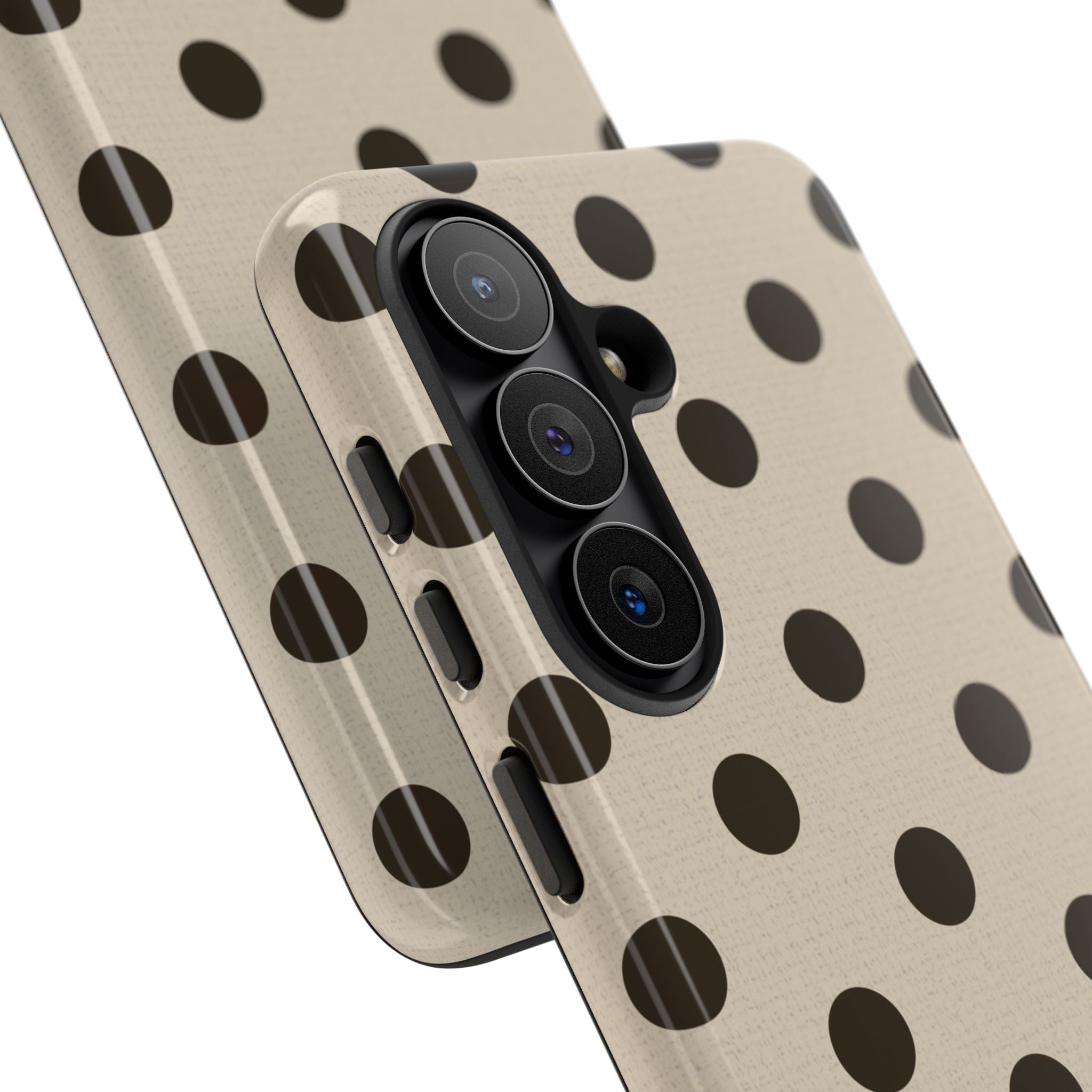 Brown Polka Dot Phone Case by etchd, view 209
